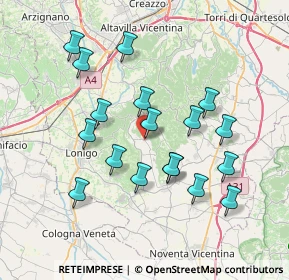 Mappa Via Roma, 36040 San Germano dei Berici VI, Italia (7.05778)