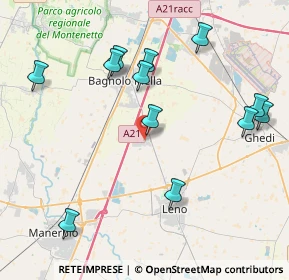 Mappa Via Adamello, 25024 Porzano BS, Italia (4.45917)