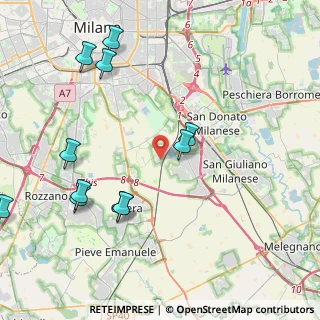 Mappa Via Unica Poasco, 20097 San Donato Milanese MI, Italia (4.86)