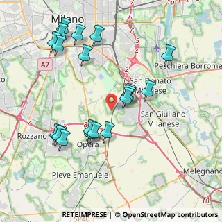 Mappa Via Unica Poasco, 20097 San Donato Milanese MI, Italia (4.17053)
