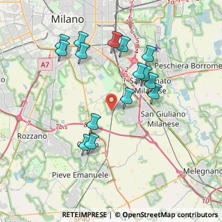 Mappa Via Unica Poasco, 20097 San Donato Milanese MI, Italia (3.818)