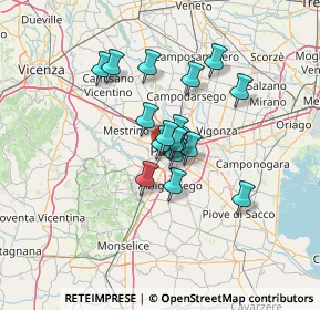 Mappa Via dei Colli, 35141 Padova PD, Italia (9.18294)