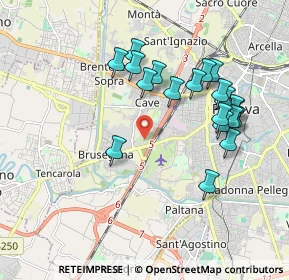 Mappa Via dei Colli, 35141 Padova PD, Italia (1.871)