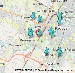 Mappa Via dei Colli, 35141 Padova PD, Italia (1.81308)