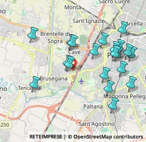 Mappa Via dei Colli, 35141 Padova PD, Italia (2.09)