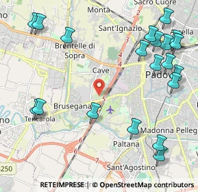 Mappa Via dei Colli, 35141 Padova PD, Italia (2.808)