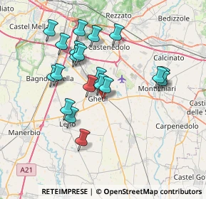 Mappa Via Deledda Grazia, 25016 Ghedi BS, Italia (6.7885)