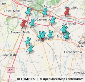Mappa Via Deledda Grazia, 25016 Ghedi BS, Italia (6.65643)