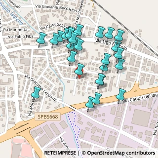 Mappa Via Deledda Grazia, 25016 Ghedi BS, Italia (0.23704)