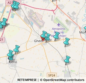 Mappa Via Deledda Grazia, 25016 Ghedi BS, Italia (6.4145)