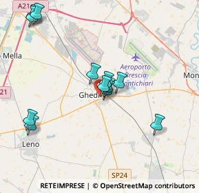 Mappa Via Deledda Grazia, 25016 Ghedi BS, Italia (3.72083)