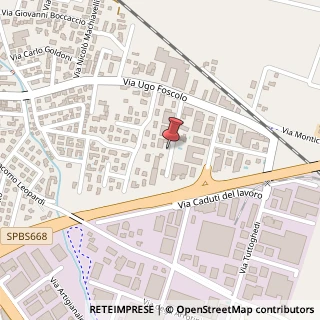 Mappa Via U. Foscolo, 52, 25016 Ghedi, Brescia (Lombardia)