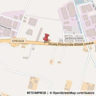 Mappa Str. Montichiari, 2, 25016 P.insed.prod.lato Sud Via Calvisano BS, Italia, 25016 Ghedi, Brescia (Lombardia)
