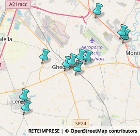 Mappa Via Antonio Fogazzaro, 25016 Ghedi BS, Italia (3.68727)