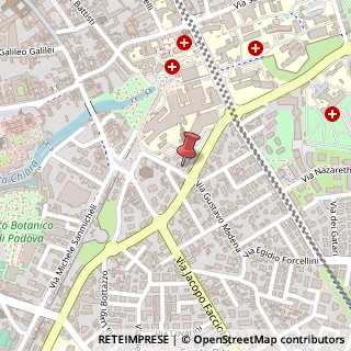 Mappa Via Gustavo Modena, 9, 35128 Padova, Padova (Veneto)
