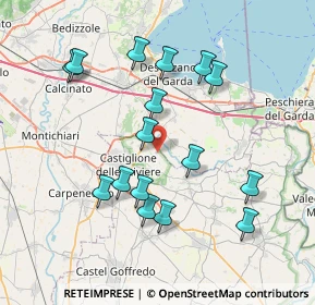 Mappa Via del Falcone, 46043 Castiglione delle Stiviere MN, Italia (7.47125)