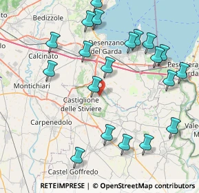 Mappa Via del Falcone, 46043 Castiglione delle Stiviere MN, Italia (9.245)