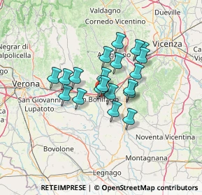 Mappa Via Mincio, 37047 San Bonifacio VR, Italia (9.432)