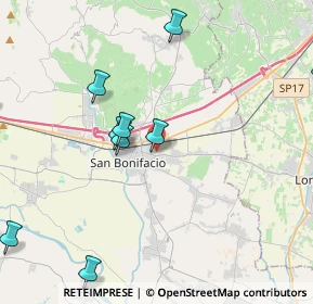 Mappa Via Mincio, 37047 San Bonifacio VR, Italia (5.59583)