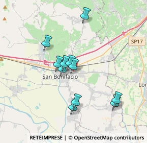 Mappa Via Mincio, 37047 San Bonifacio VR, Italia (3.15091)