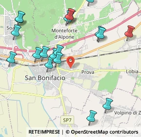 Mappa Via Mincio, 37047 San Bonifacio VR, Italia (2.525)