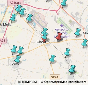 Mappa Via Vittorio Alfieri, 25016 Ghedi BS, Italia (4.9835)