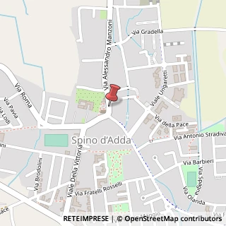 Mappa Piazza XXV Aprile, 9, 26016 Spino d'Adda, Cremona (Lombardia)