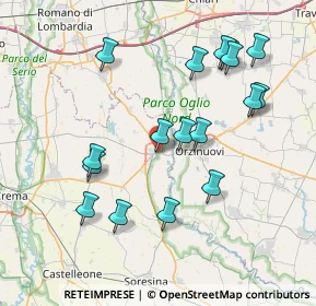 Mappa Piazza Cabrino Fondulo, 26029 Soncino CR, Italia (7.89765)