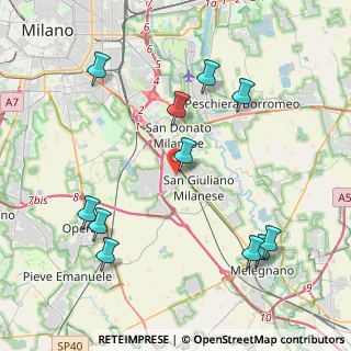 Mappa Via Brescia, 20097 San Donato Milanese MI, Italia (4.65636)
