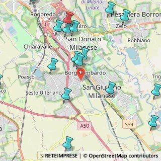 Mappa Via Brescia, 20097 San Donato Milanese MI, Italia (3.064)