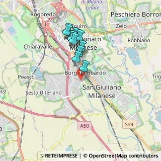 Mappa Via Brescia, 20097 San Donato Milanese MI, Italia (1.60538)