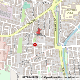 Mappa Via Castelfidardo, 11, 35142 Padova, Padova (Veneto)