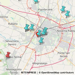 Mappa Via Castelfidardo, 35142 Padova PD, Italia (4.52)