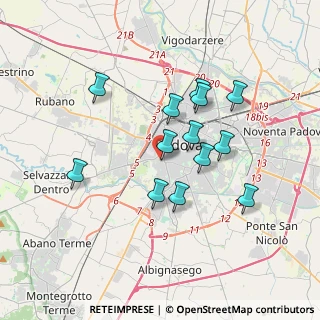 Mappa Via Castelfidardo, 35142 Padova PD, Italia (3.11769)