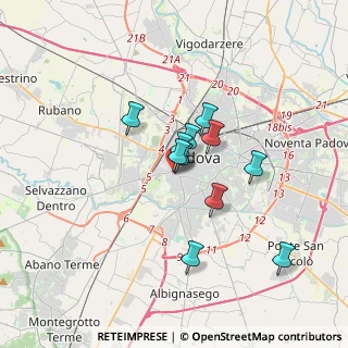 Mappa Via Castelfidardo, 35142 Padova PD, Italia (2.48909)