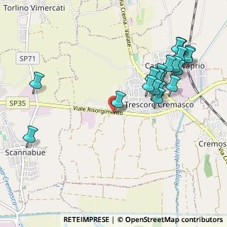Mappa Viale Risorgimento, 26017 Trescore Cremasco CR, Italia (1.1245)