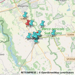 Mappa Via Donato Bramante, 20081 Abbiategrasso MI, Italia (2.1225)
