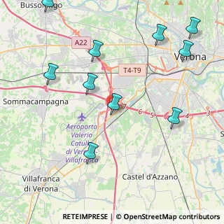 Mappa Via Santa Cecilia, 37062 Dossobuono VR, Italia (6.03462)