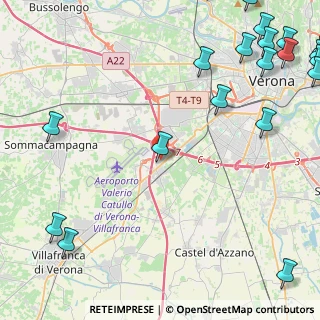 Mappa Via Santa Cecilia, 37062 Dossobuono VR, Italia (7.3435)