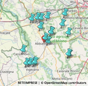 Mappa Via Francesco de Sanctis, 20081 Abbiategrasso MI, Italia (7.4495)