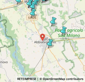 Mappa Via Francesco de Sanctis, 20081 Abbiategrasso MI, Italia (6.4625)