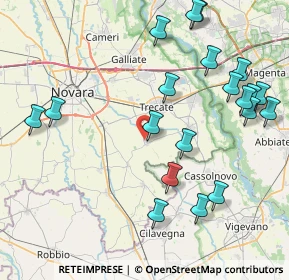 Mappa Via Guglielmo Marconi, 28060 Sozzago NO, Italia (9.6215)