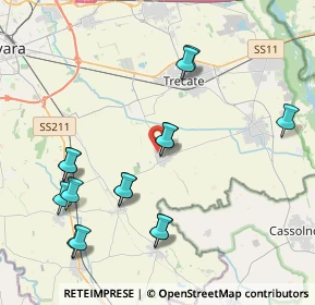 Mappa Via Guglielmo Marconi, 28060 Sozzago NO, Italia (4.30333)