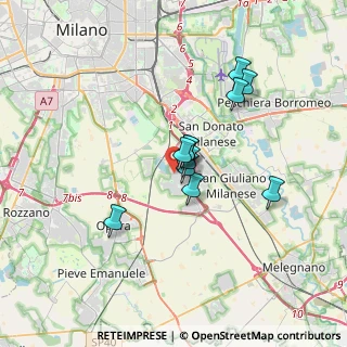 Mappa Via Lago d'Iseo, 20098 San Giuliano Milanese MI, Italia (2.50818)