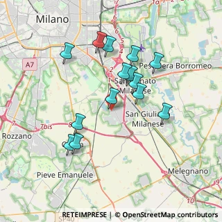 Mappa Via Lago d'Iseo, 20098 San Giuliano Milanese MI, Italia (3.37571)