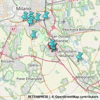 Mappa Via Lago d'Iseo, 20098 San Giuliano Milanese MI, Italia (3.99091)