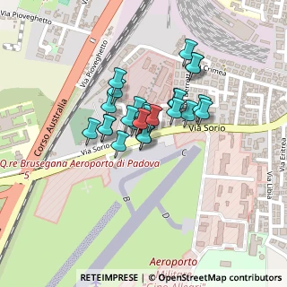 Mappa Aereoporto Civile Gino Allegri, 35141 Padova PD, Italia (0.14)