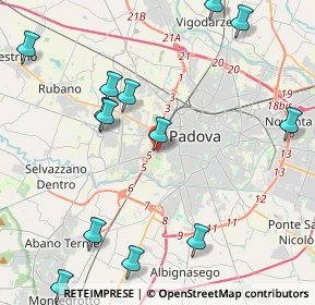 Mappa Aereoporto Civile Gino Allegri, 35141 Padova PD, Italia (5.14846)