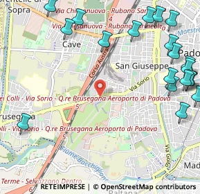 Mappa Aereoporto Civile Gino Allegri, 35141 Padova PD, Italia (1.54)