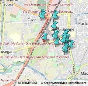Mappa Aereoporto Civile Gino Allegri, 35141 Padova PD, Italia (0.825)